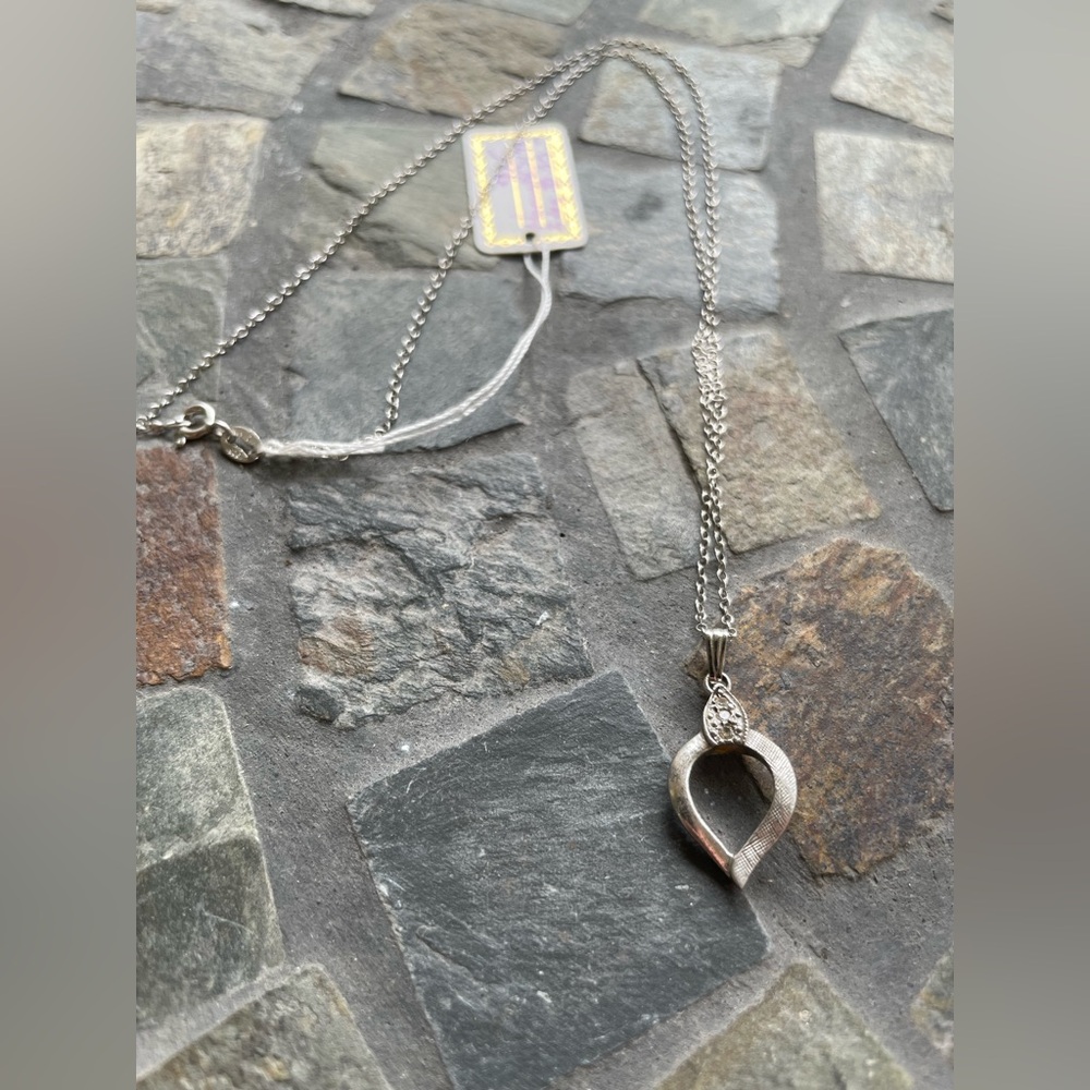 Sterling Silver Heart Pendant Necklace